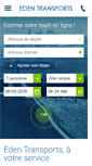 Mobile Screenshot of eden-transports.fr